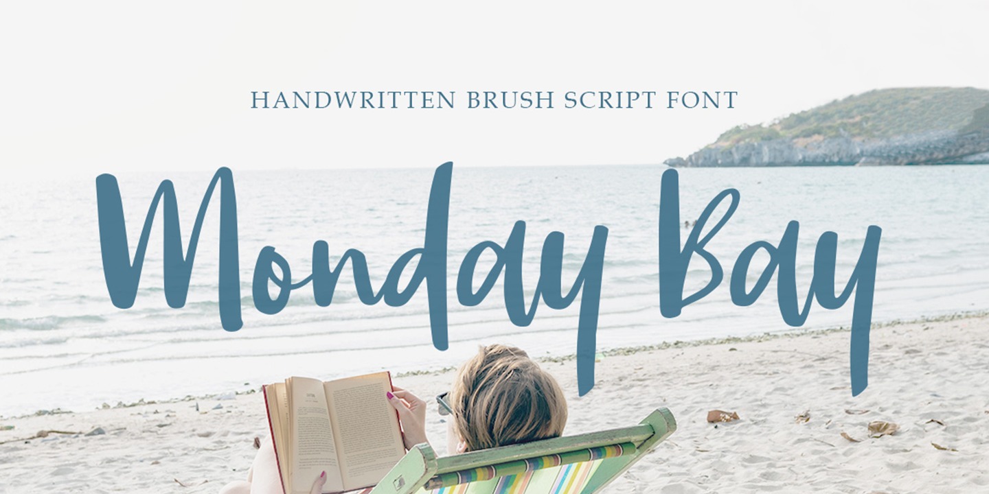 Monday Bay Regular Font preview
